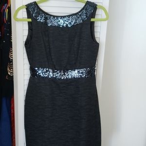 Evan Picon Navy blue sequins dress